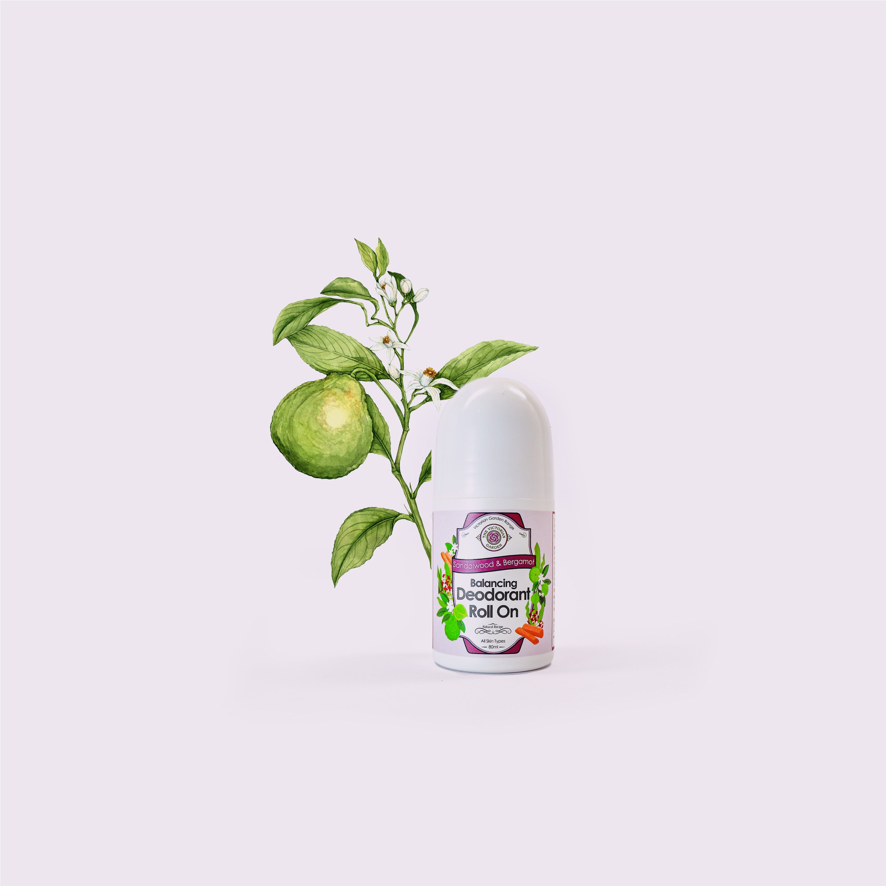 Sandalwood & Bergamot Balancing Deodorant Roll On