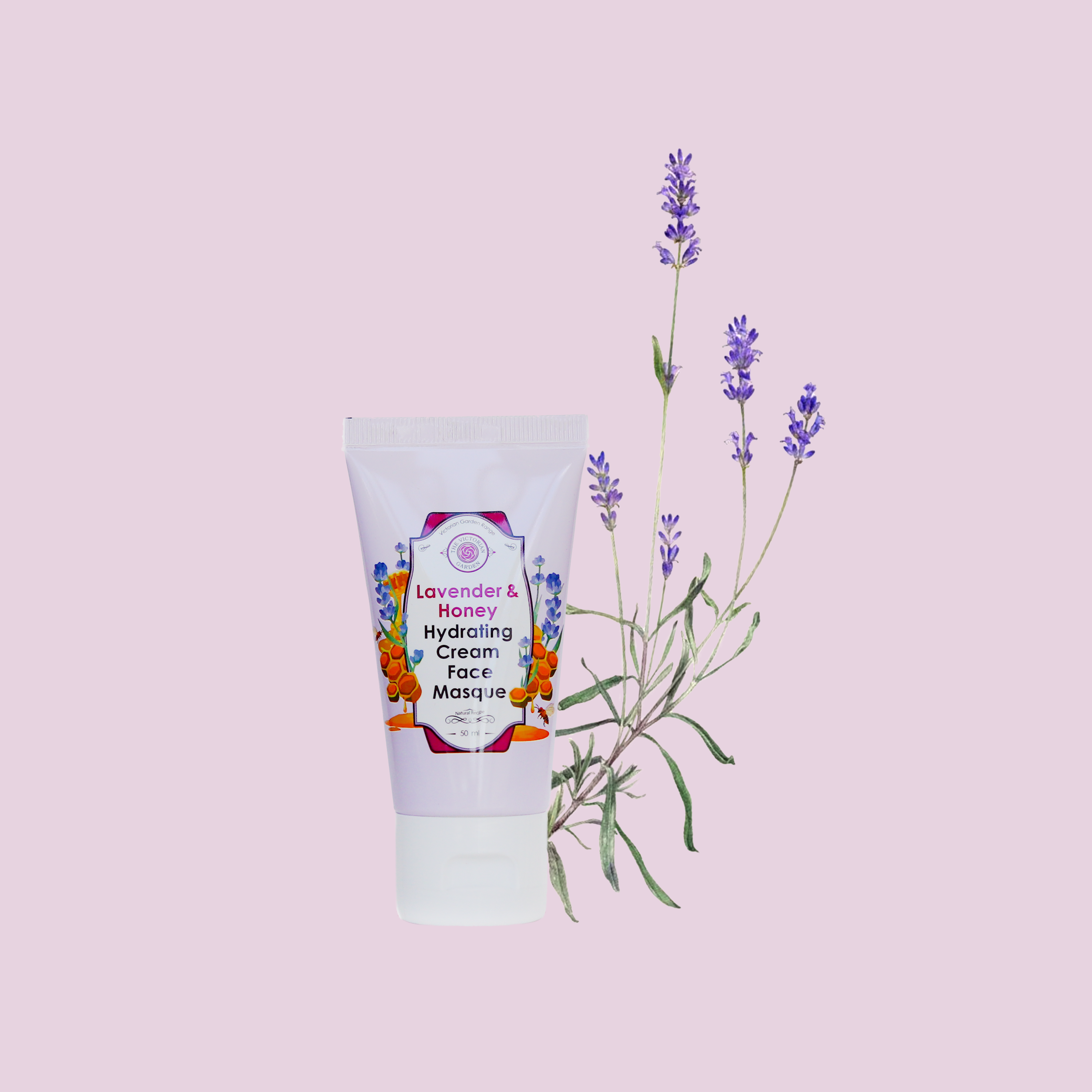 Lavender & Honey Hydrating Cream Face Mask