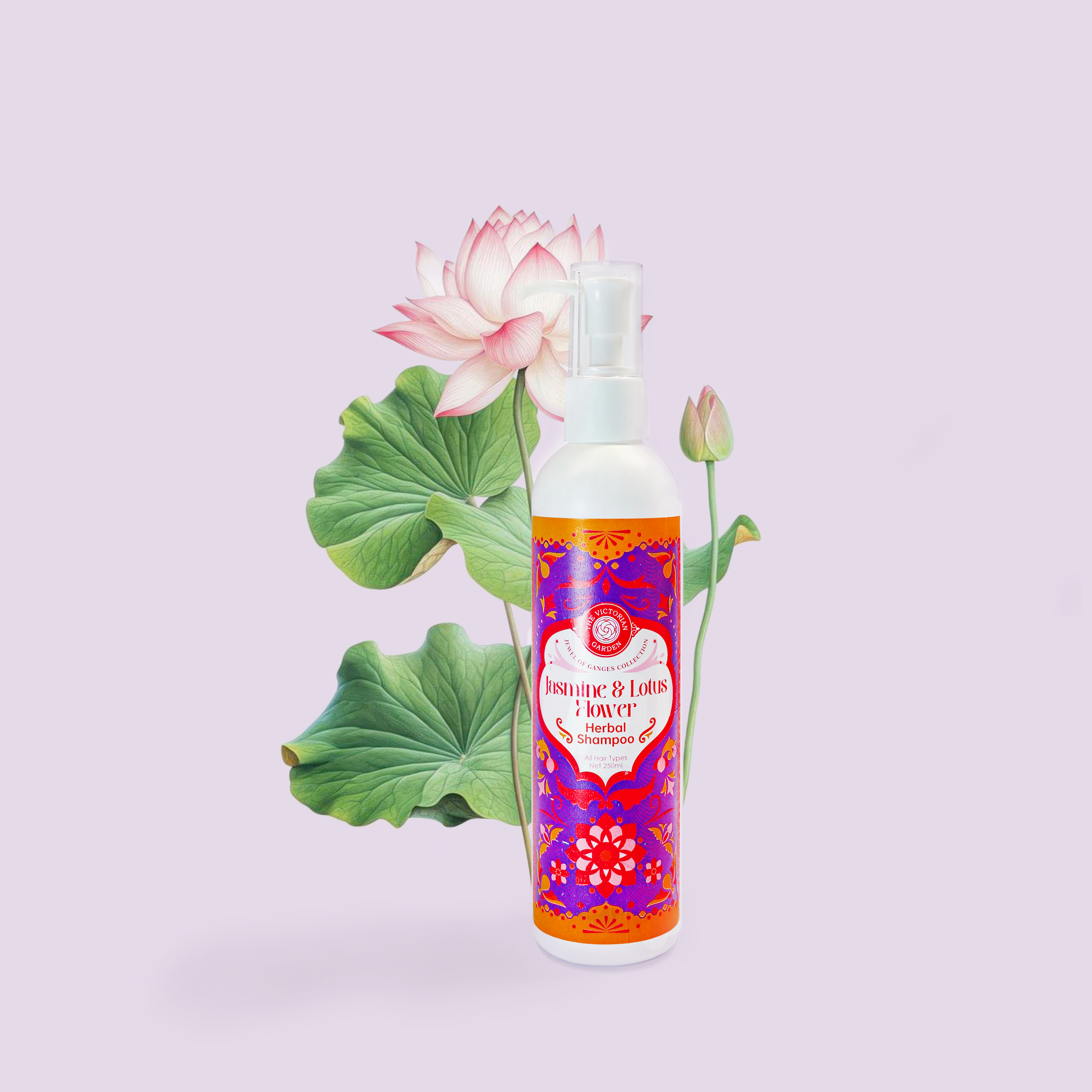 Jasmine & Lotus Flower Herbal Shampoo