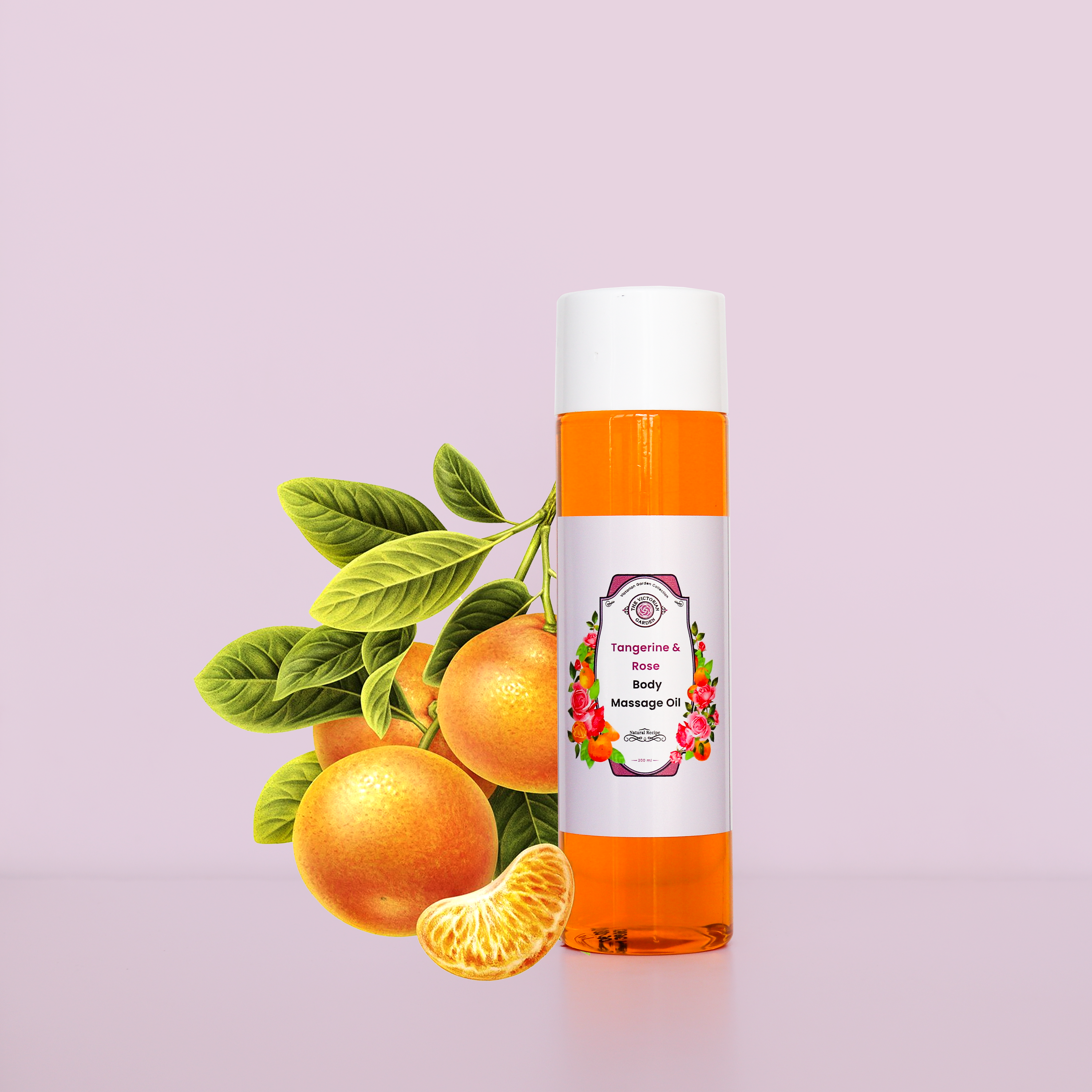 Tangerine & Rose Anti- Stretch Mark Body Massage Oil